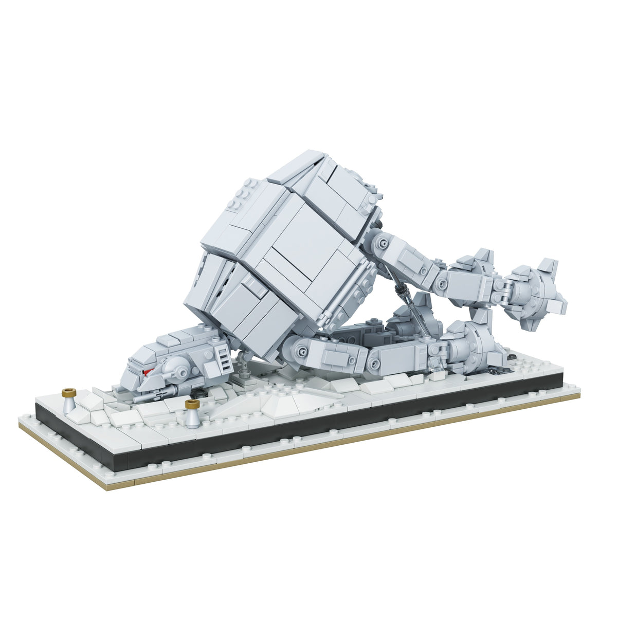 A Fallen Giant Mech in the Valley fallen giant mech building blocks model - Power Blockz