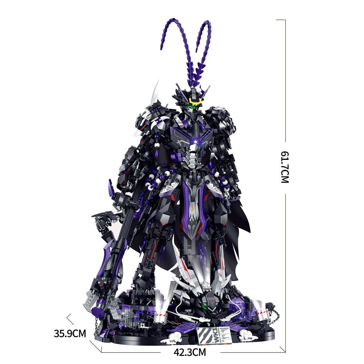 80505 - Pantheon Shade Divine Warrior Mecha - View 7 | Power Blockz