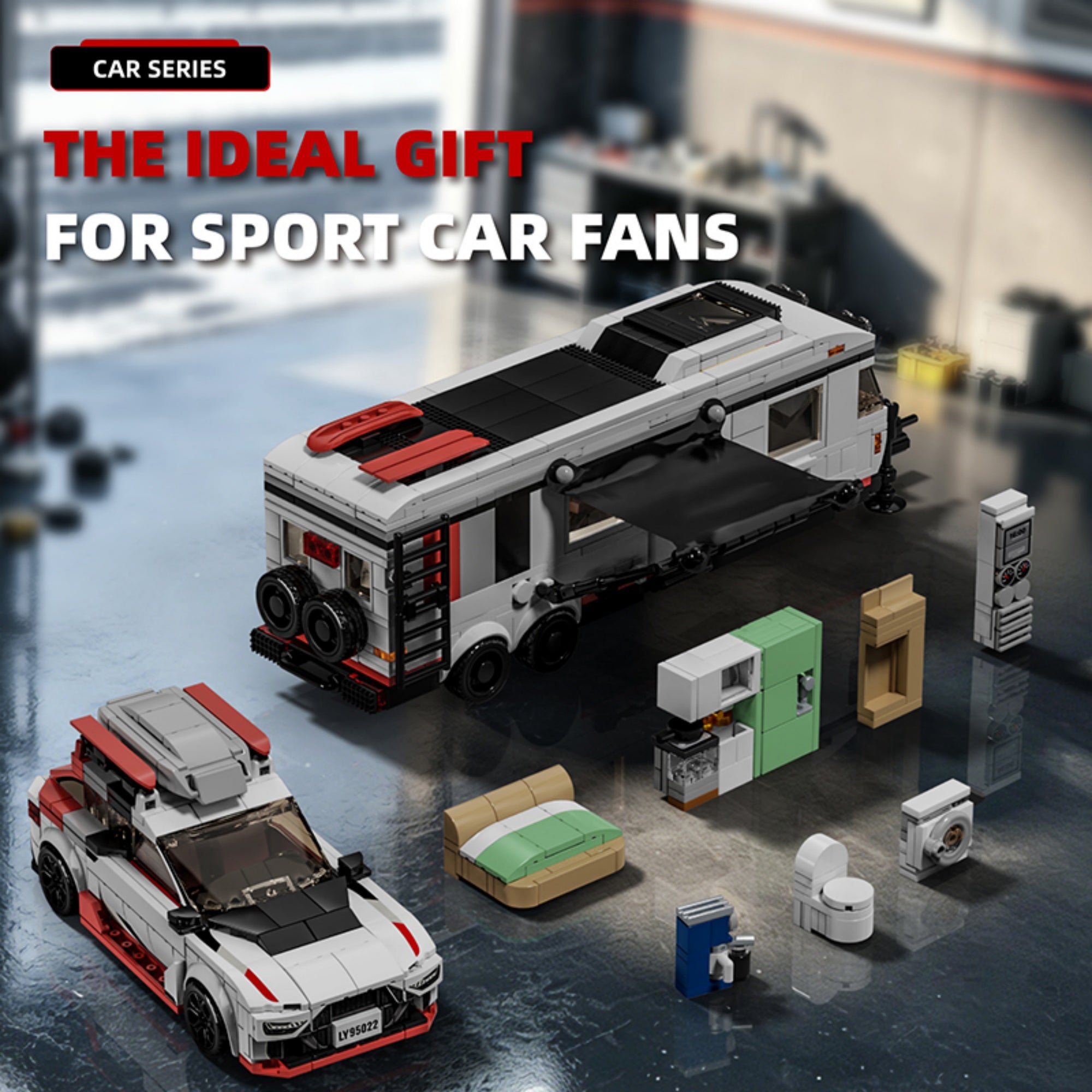 95022 - The Audi RS6 station wagon+trailer RV - View 5 | Power Blockz