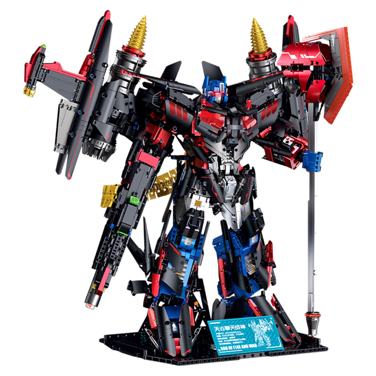 Siege Colossus transforming battle mecha building blocks model - Power Blockz