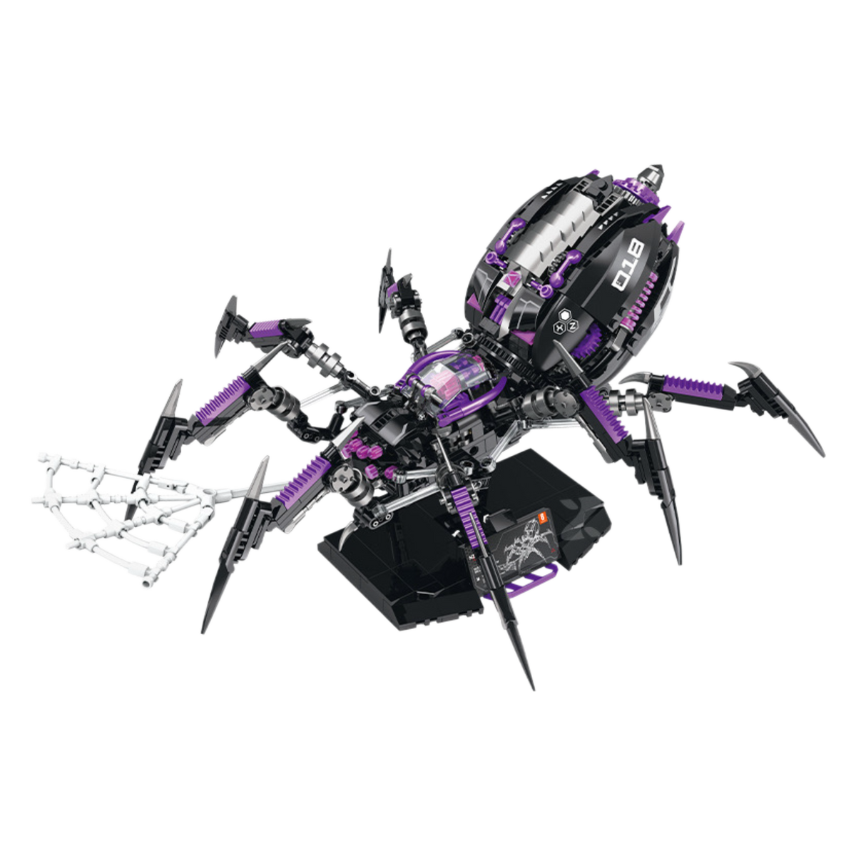 Eclipse Spider mechanical cyber spider building blocks model - Power Blockz