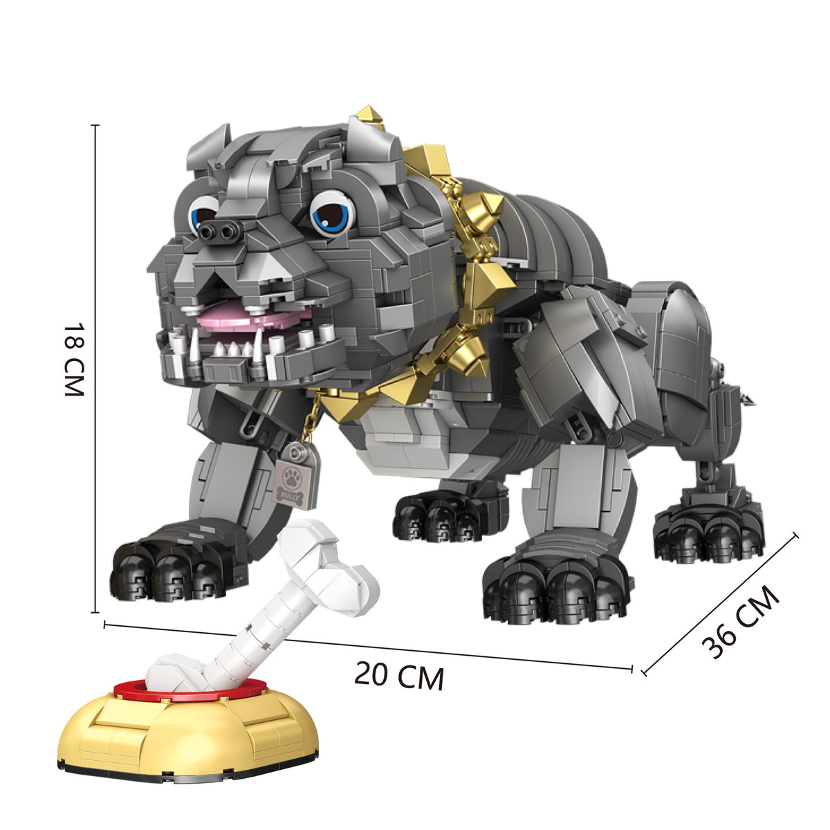 JD091 - The Bully Dog - View 6 | Power Blockz