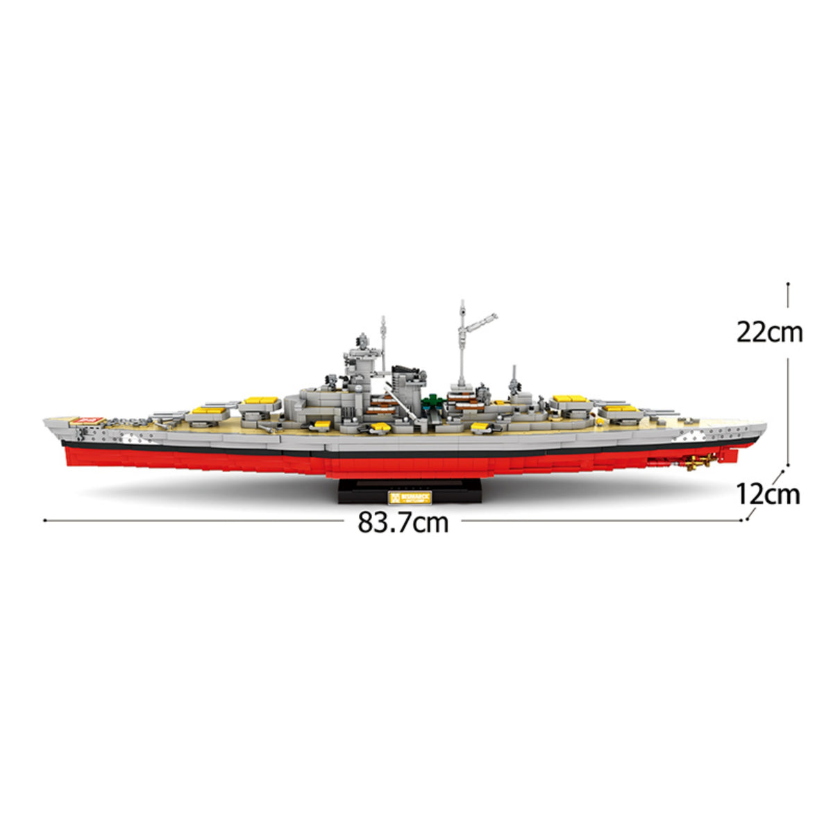 77051 - The Bismarck Battleship - View 8 | Power Blockz