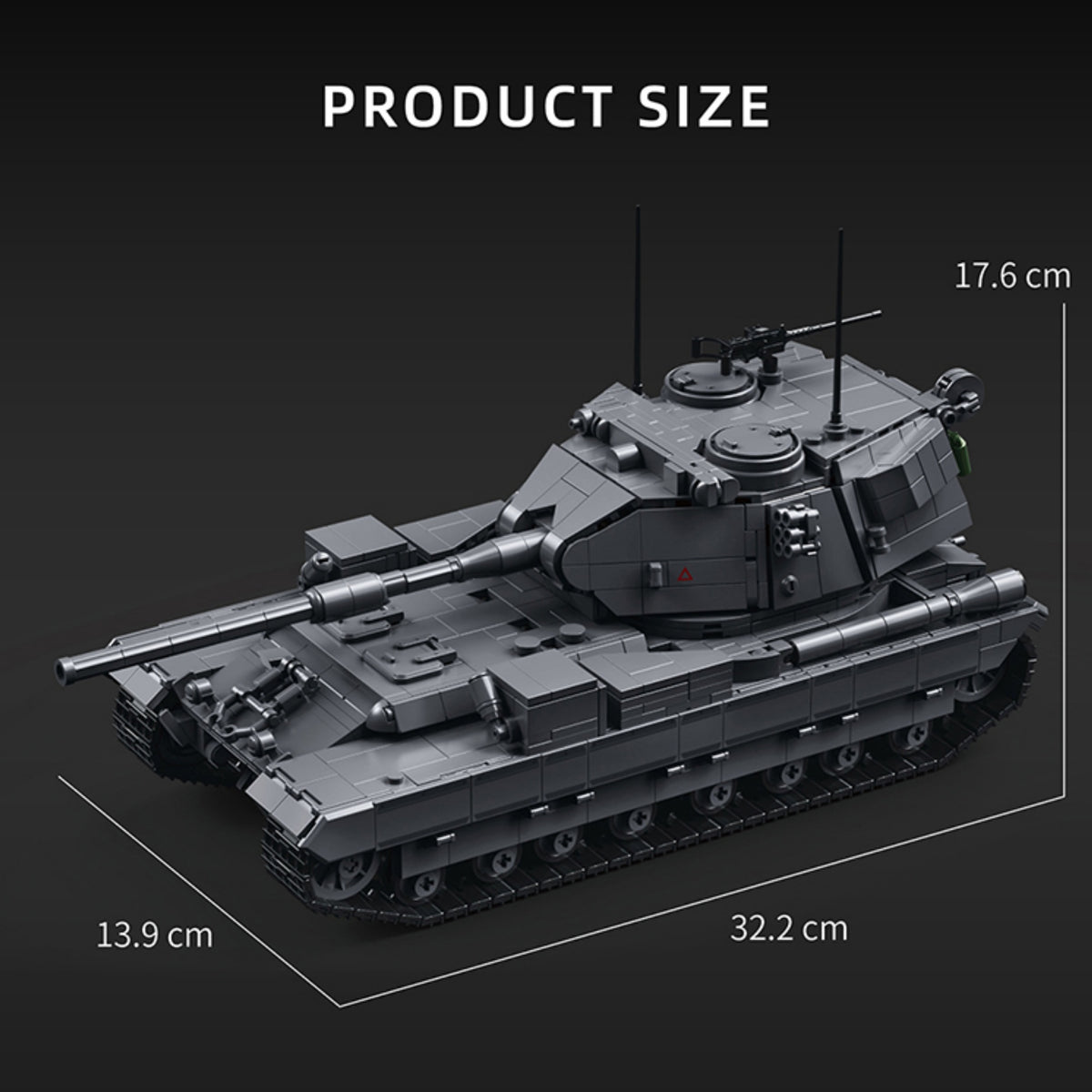 97056 - The British FV215b (183) Heavy Gun Tank - View 7 | Power Blockz