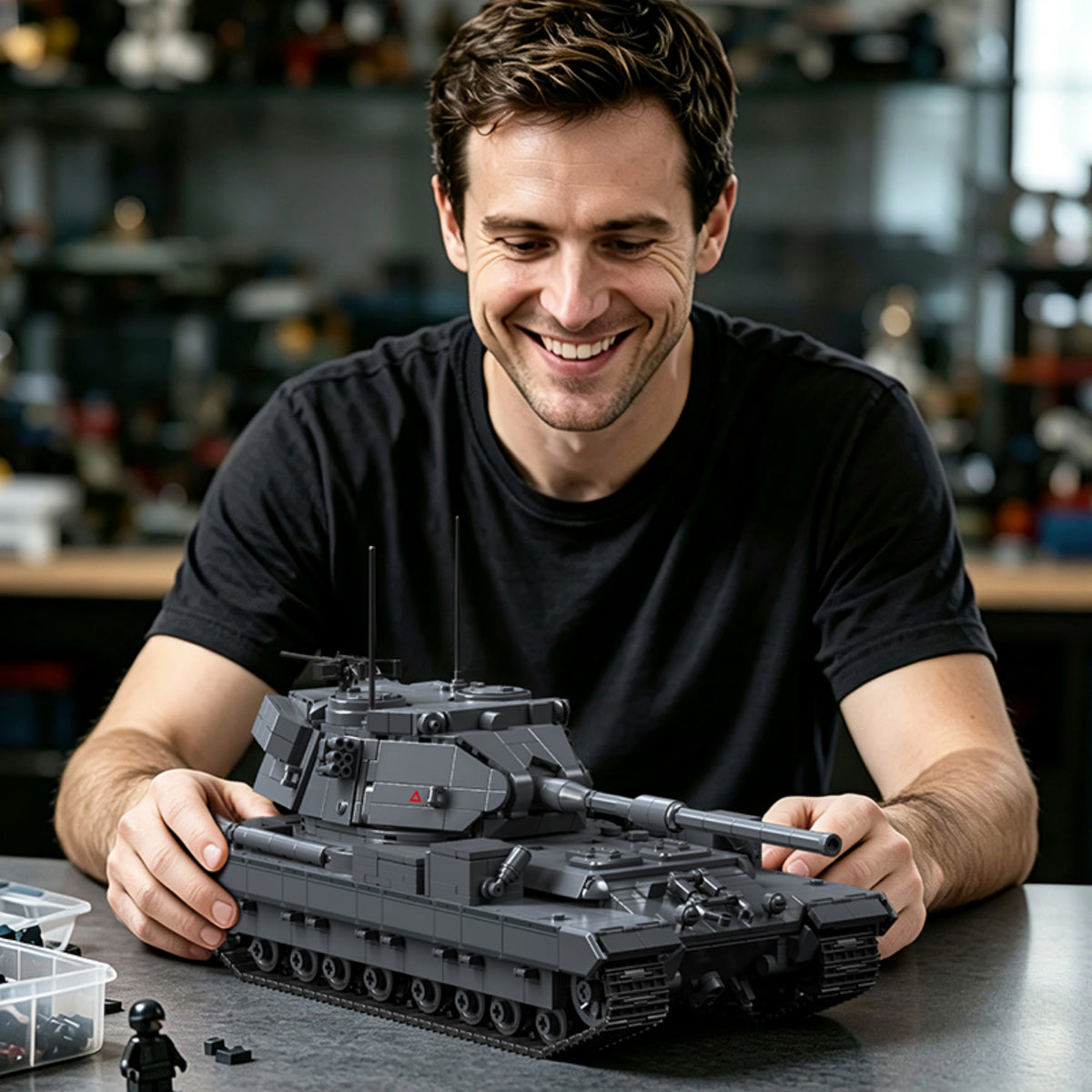 97056 - The British FV215b (183) Heavy Gun Tank - View 5 | Power Blockz
