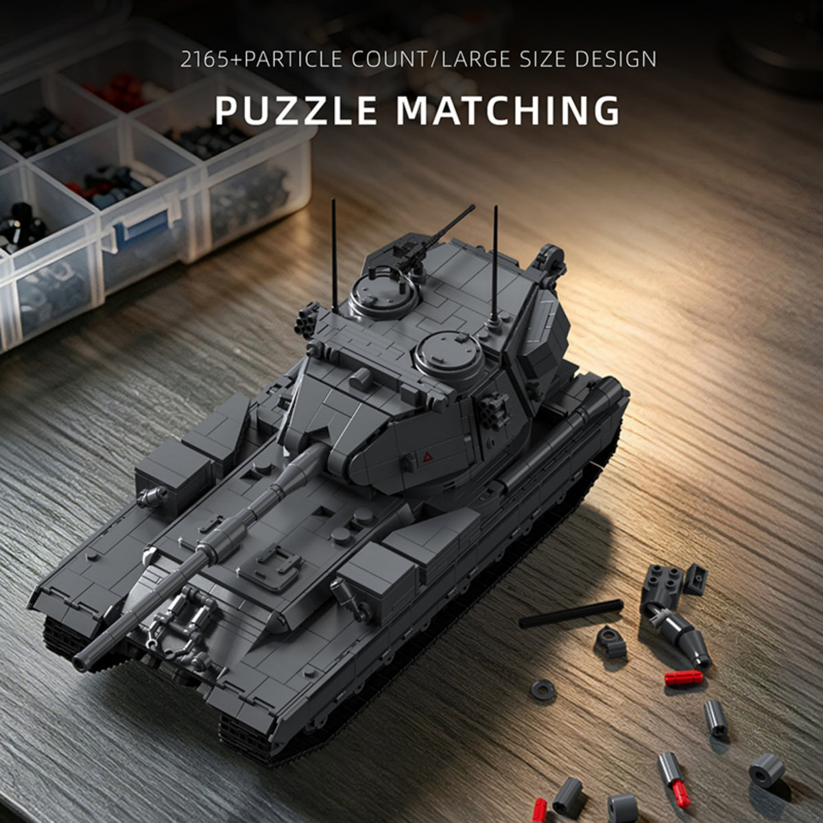 97056 - The British FV215b (183) Heavy Gun Tank - View 4 | Power Blockz