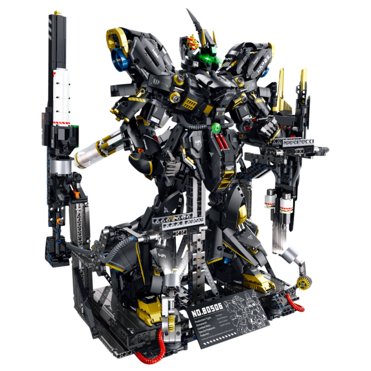 Warbound Omega war god mecha building blocks model - Power Blockz