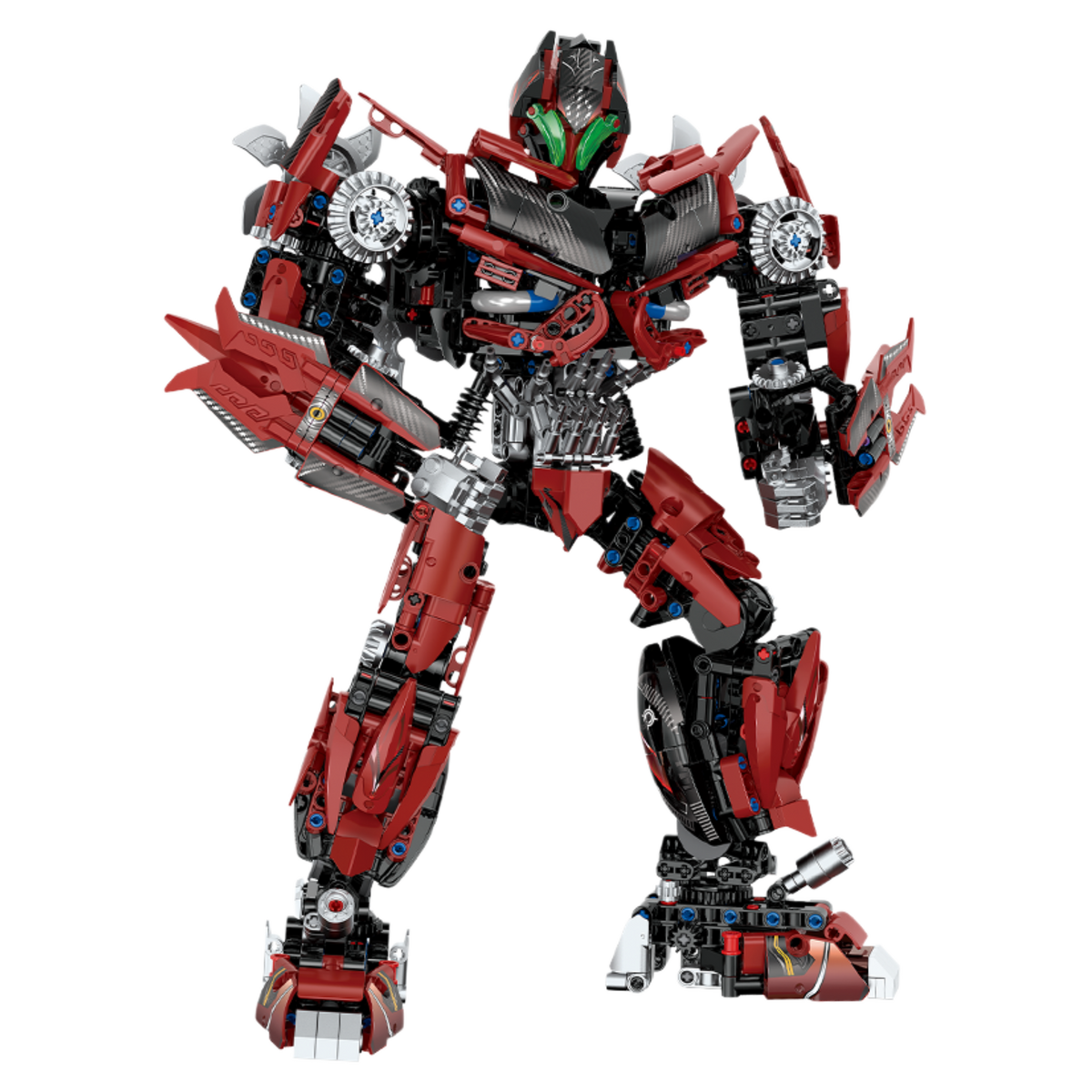Crimson Havoc battle mecha building blocks model - Power Blockz