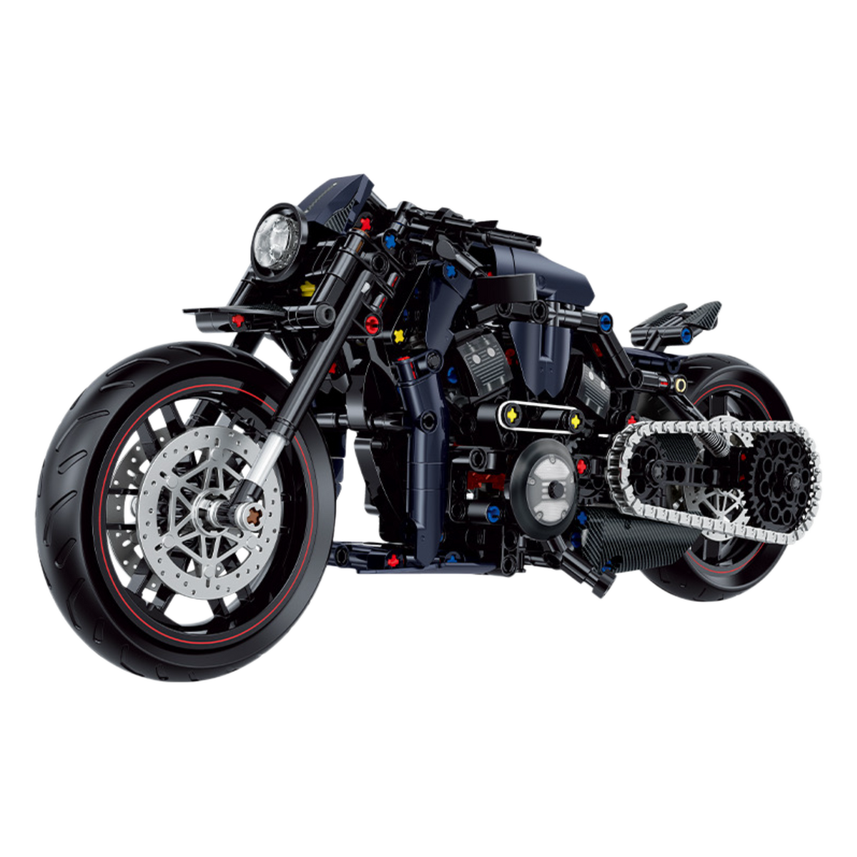 Deadwind V-Twin American-style V-twin cruiser building blocks model - Power Blockz