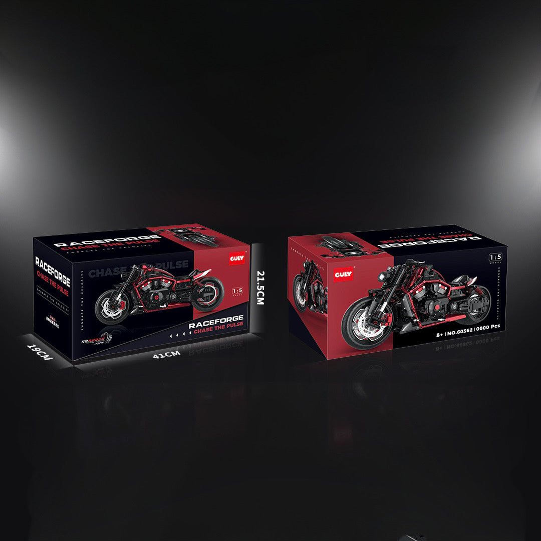 60562 - Nightpulse V2 Drag Muscle Cruiser Motorcycle - View 8 | Power Blockz