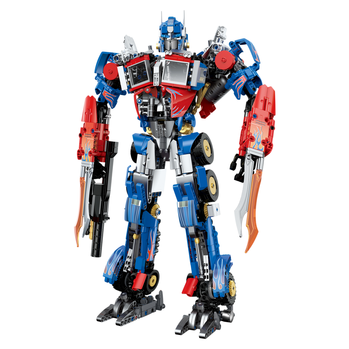 Vanguard Titan command-class battle mecha building blocks model - Power Blockz