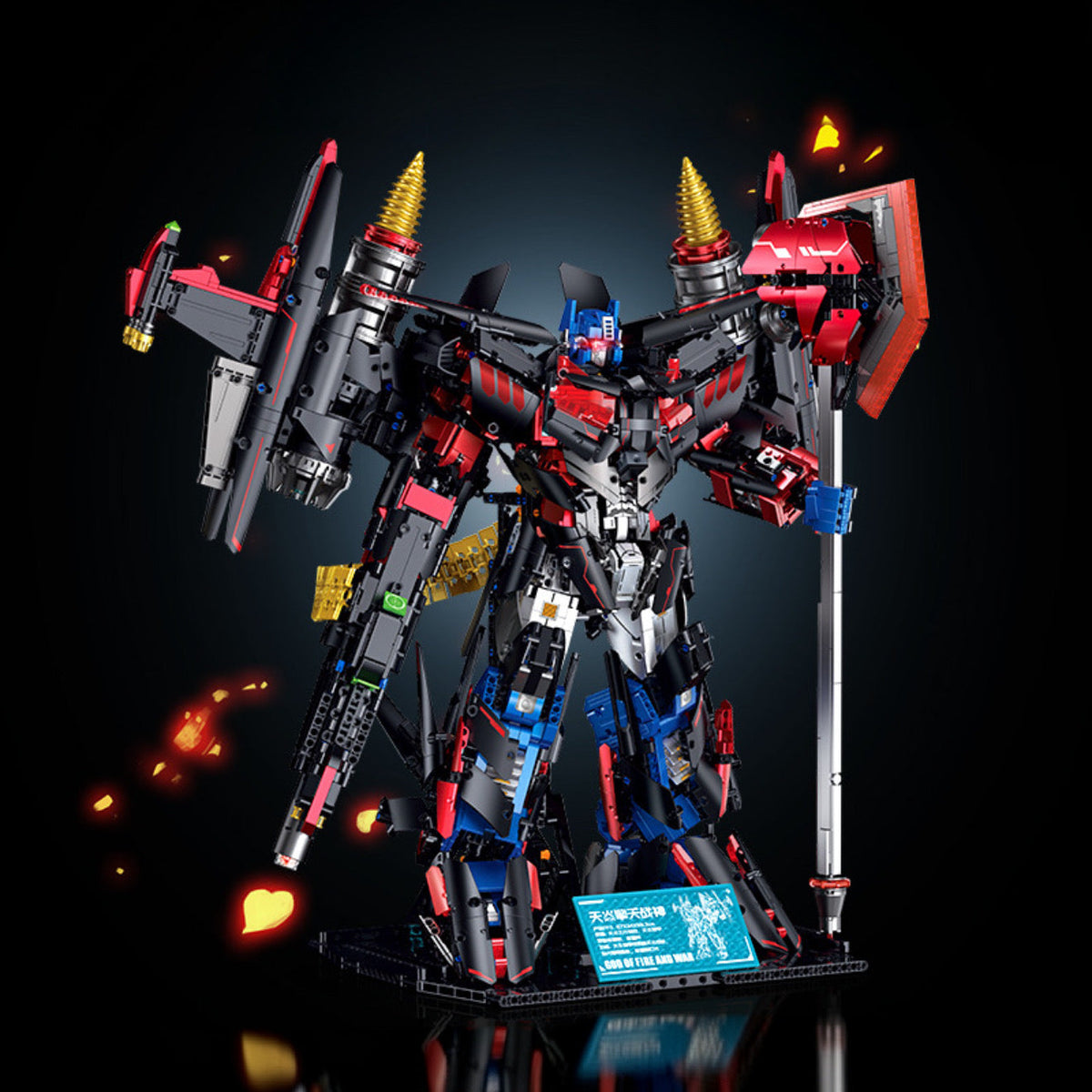 80503 - Siege Colossus Transforming Battle Mecha - View 4 | Power Blockz