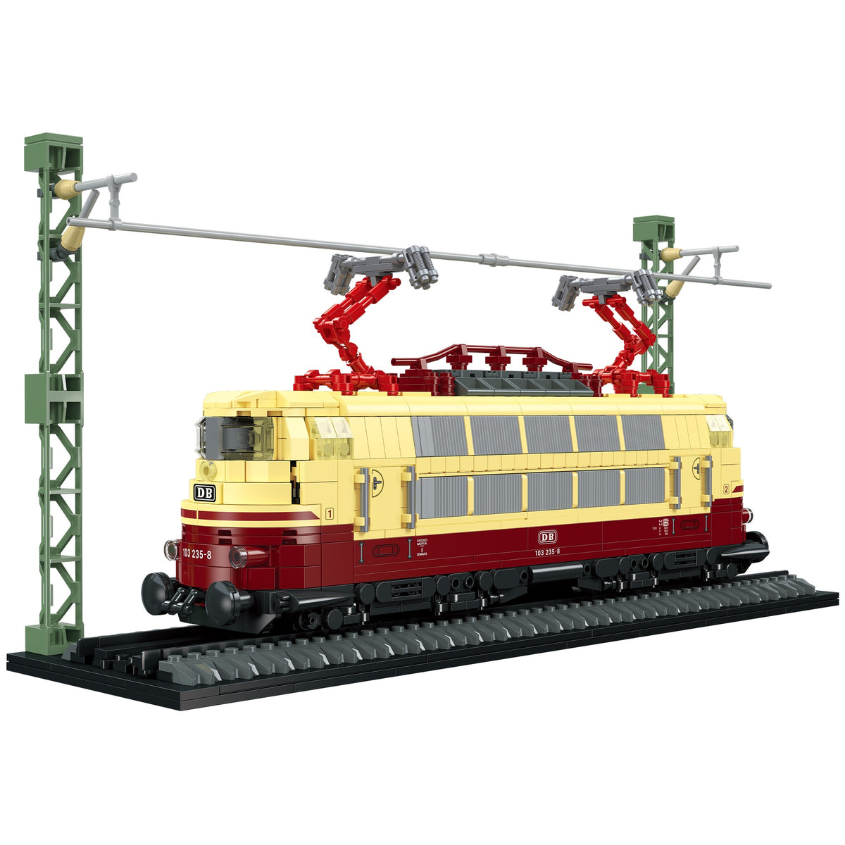 German 103 Electric Locomotive building blocks model - Power Blockz