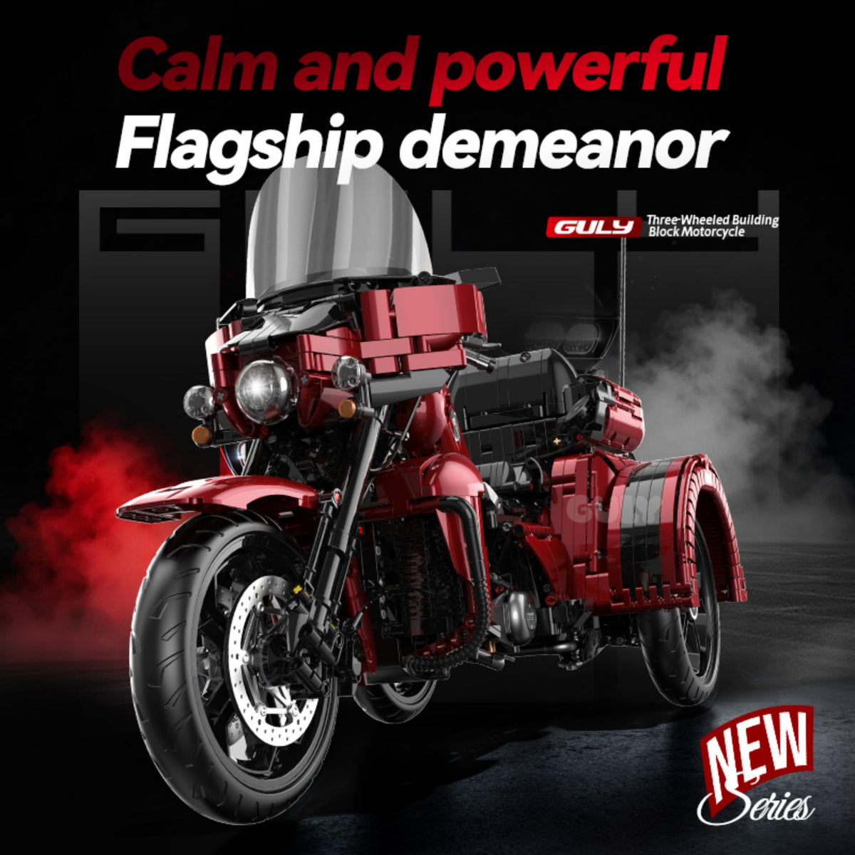 Guly 60557 - The Harley-Davidson Tri Glide - View 3 | Power Blockz