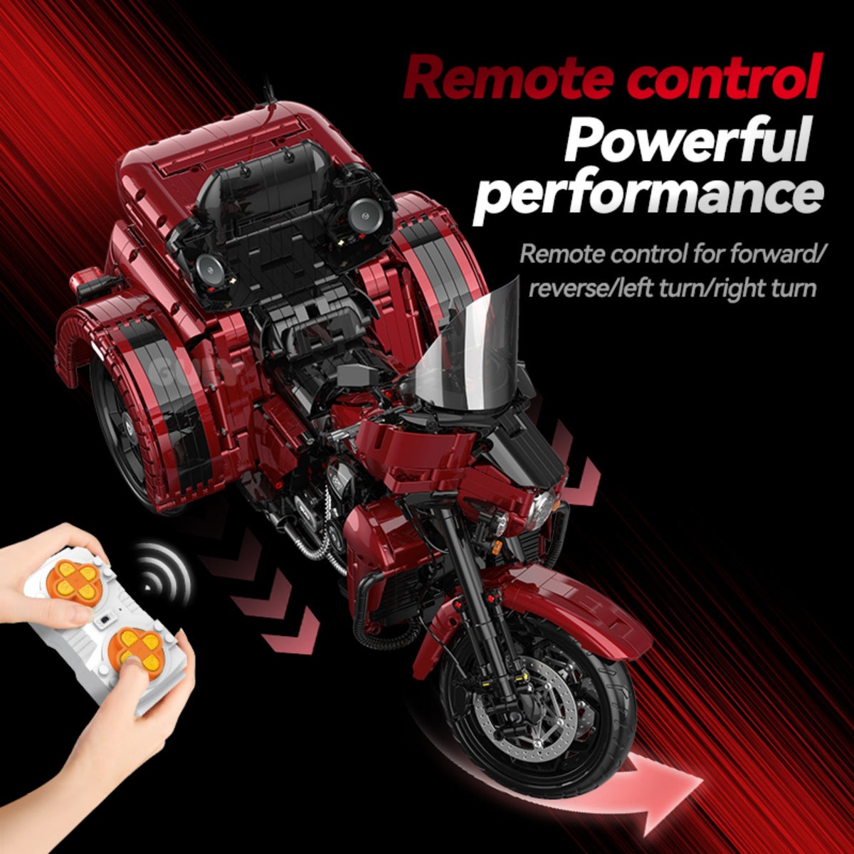 Guly 60557 - The Harley-Davidson Tri Glide - View 5 | Power Blockz