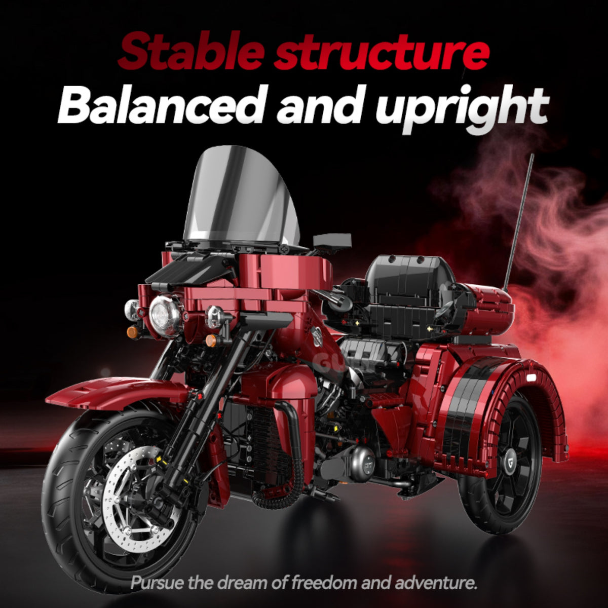 Guly 60557 - The Harley-Davidson Tri Glide - View 2 | Power Blockz