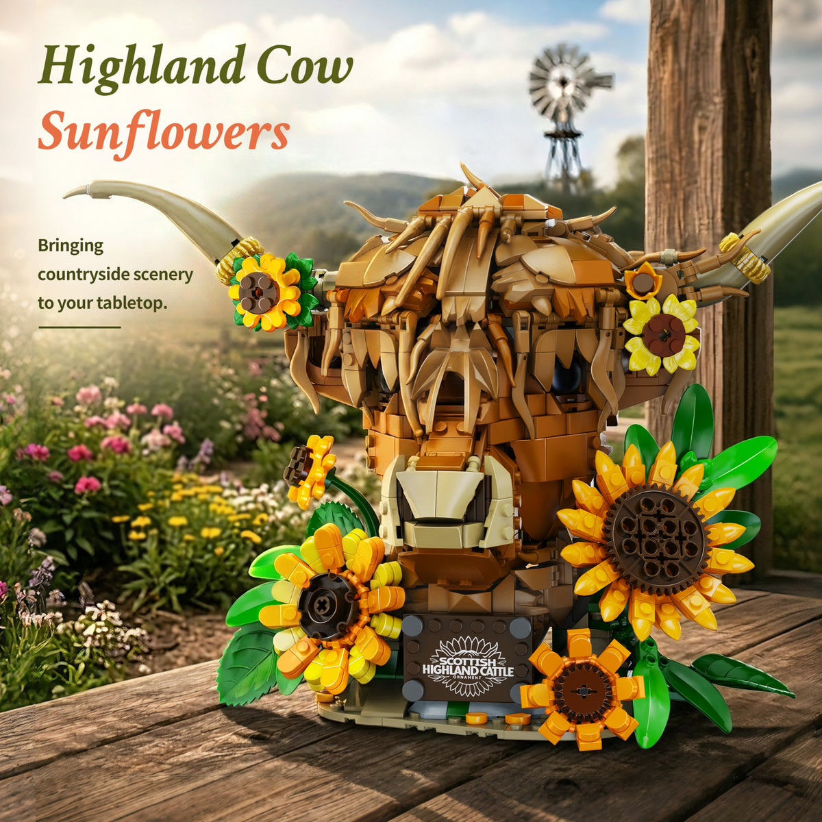 88062 - The Highland Cattle - View 2 | Power Blockz