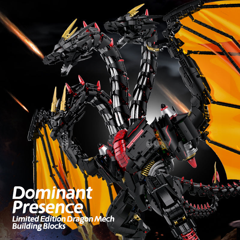 80508 - Shadowed Drake Articulated Dragon - View 3 | Power Blockz