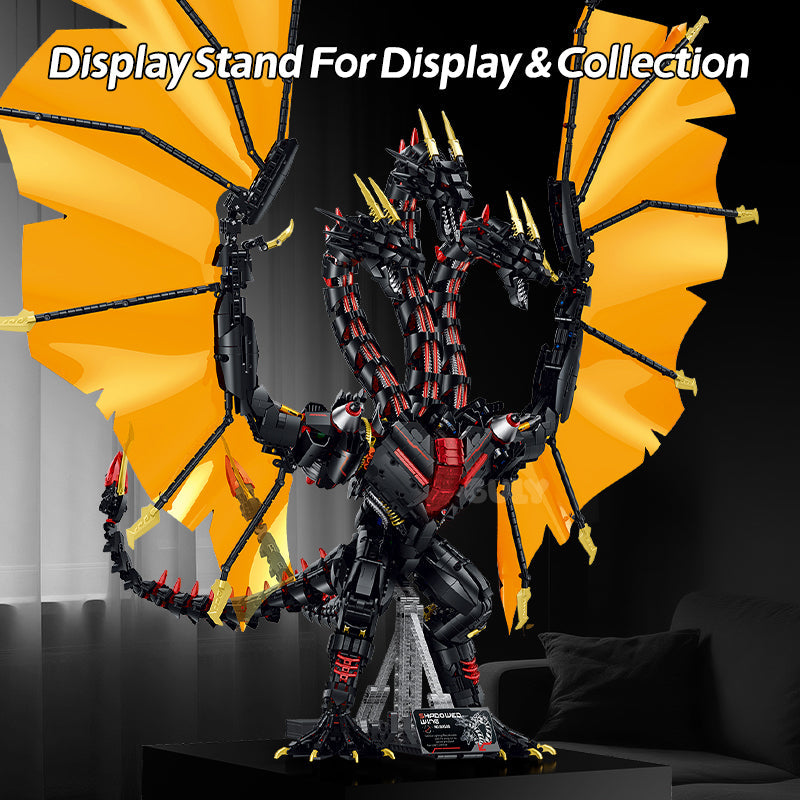 80508 - Shadowed Drake Articulated Dragon - View 6 | Power Blockz