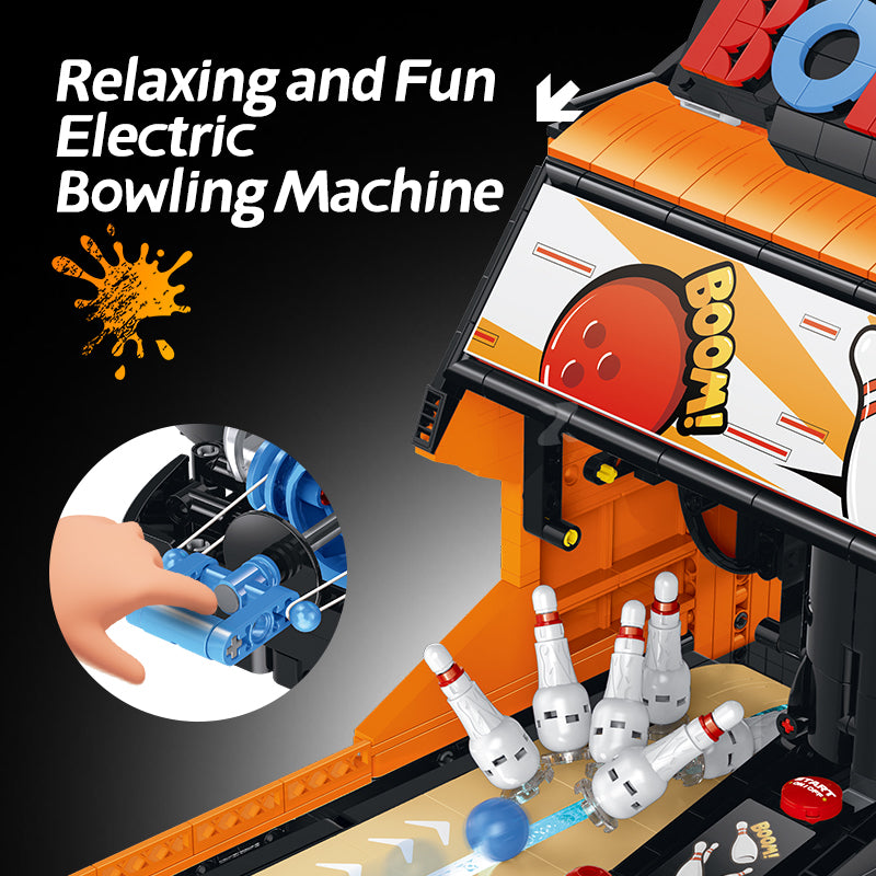 XZ0020 - Bowling Strike Arcade Tabletop Bowling Arcade Game - View 6 | Power Blockz
