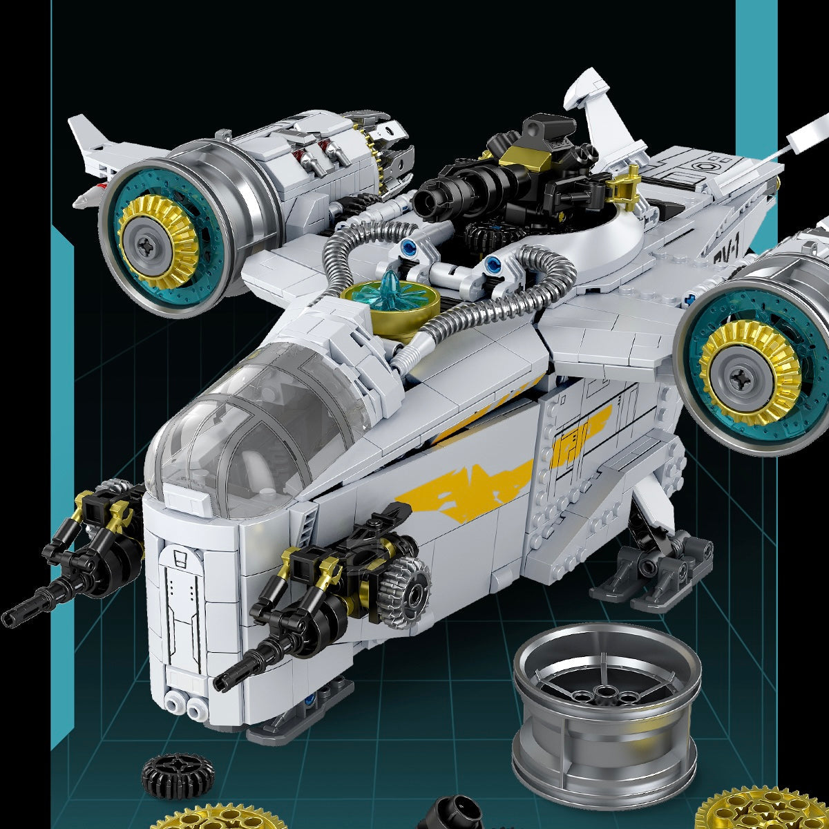 98000 - Voidblade RC Interstellar Spaceship - View 7 | Power Blockz