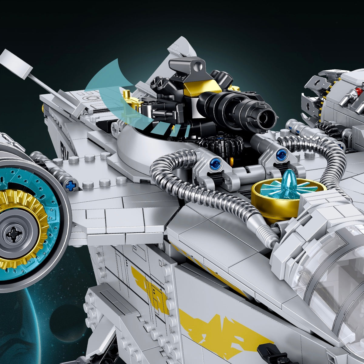 98000 - Voidblade RC Interstellar Spaceship - View 4 | Power Blockz
