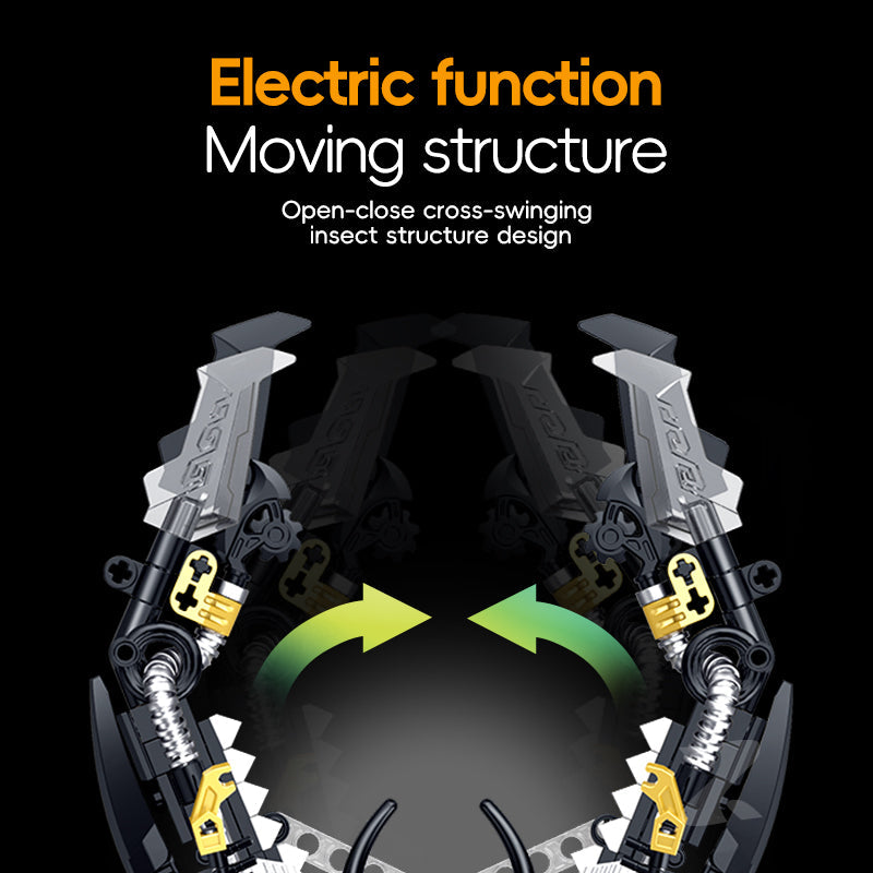 XZ0012 - Stag Beetle Mechanical Insect - View 3 | Power Blockz