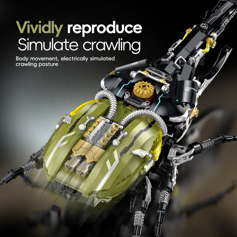 XZ0013 - Hercules Beetle Mechanical Insect - View 5 | Power Blockz