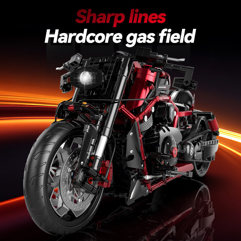 60562 - Nightpulse V2 Drag Muscle Cruiser Motorcycle - View 2 | Power Blockz