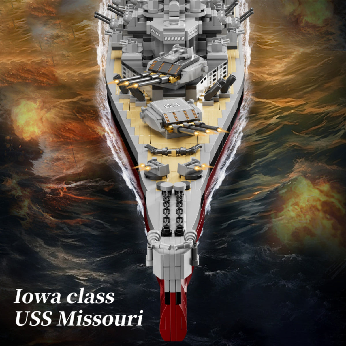 FC4203 - The Lowa‑class Battleship USS Missouri - View 3 | Power Blockz