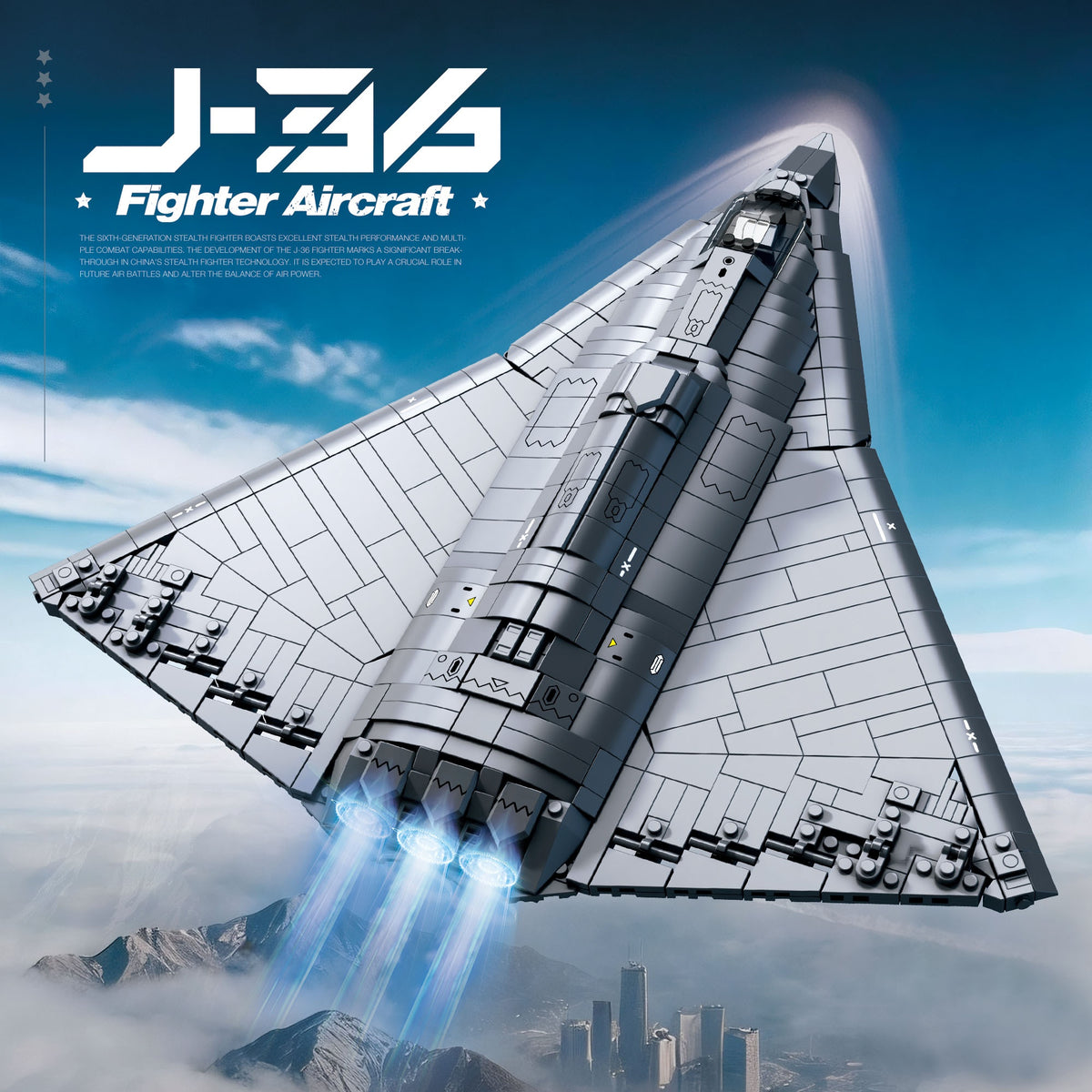33045 - The J-36 - View 2 | Power Blockz