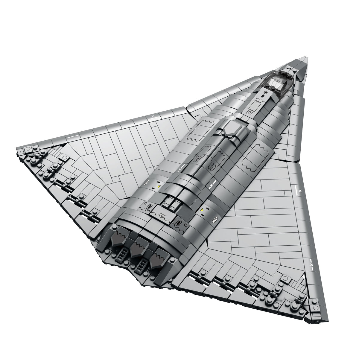 J-36 stealth fighter jet building blocks model - Power Blockz