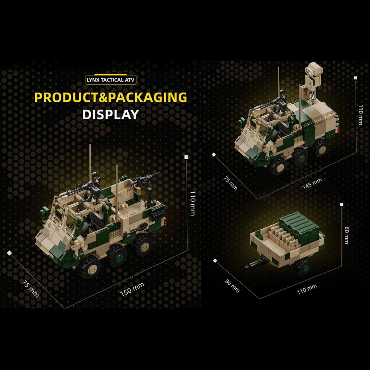 91013 - The LYNX TACTICAL ATV - View 7 | Power Blockz