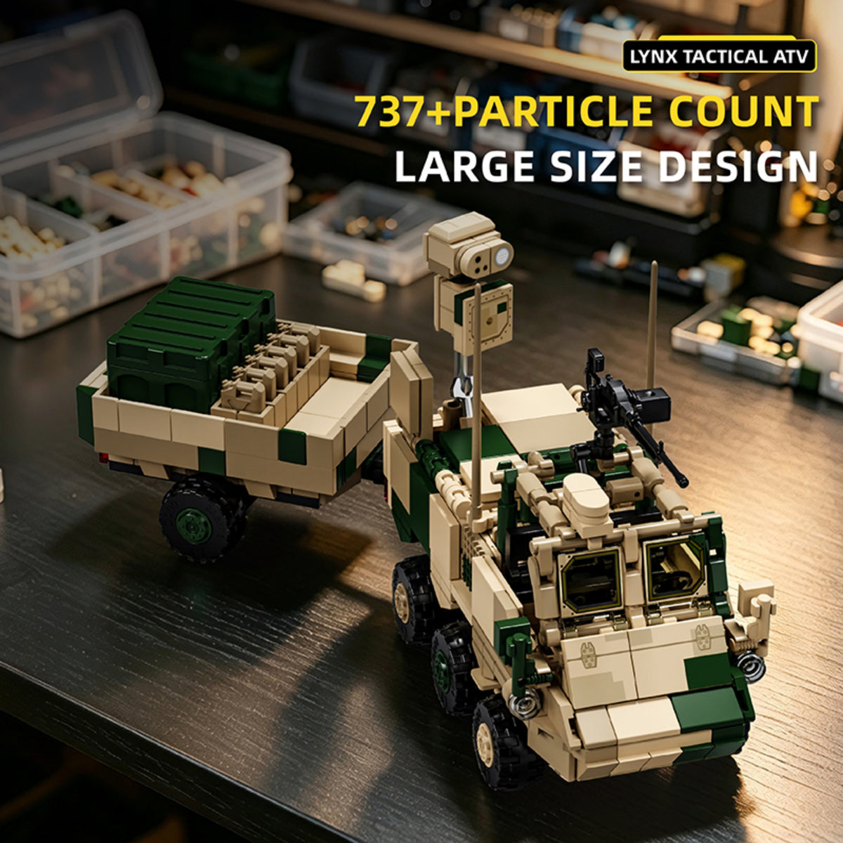91013 - The LYNX TACTICAL ATV - View 3 | Power Blockz