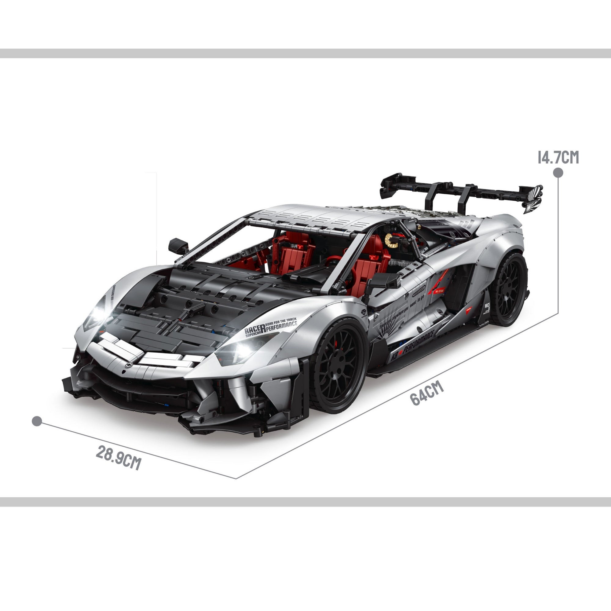 JD042 - The Lamborghini Aventador LB - View 9 | Power Blockz