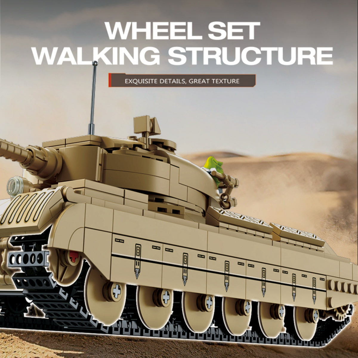 77040 - The Progetto M35 mod46 Tank - View 7 | Power Blockz