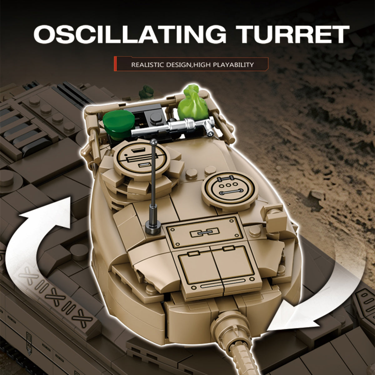 77040 - The Progetto M35 mod46 Tank - View 8 | Power Blockz