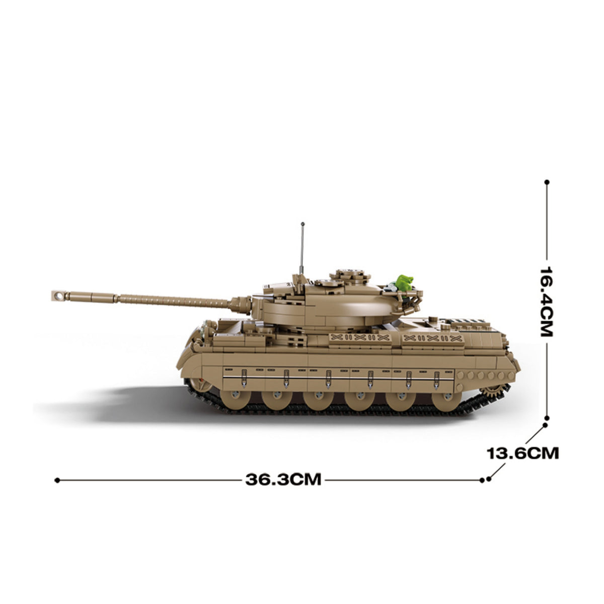 77040 - The Progetto M35 mod46 Tank - View 9 | Power Blockz