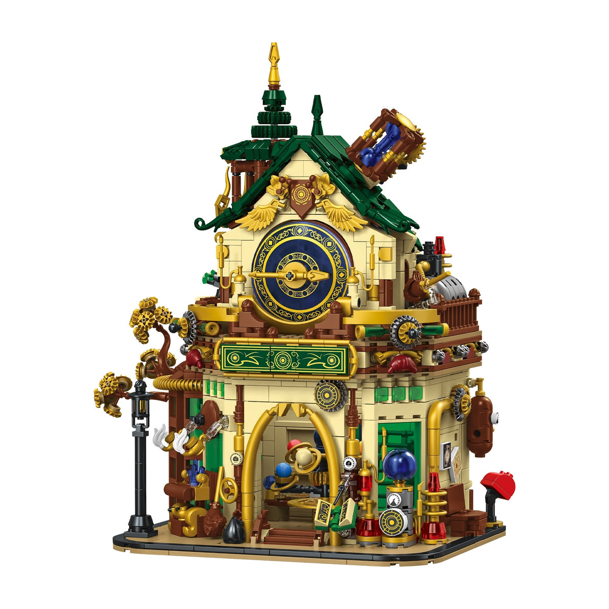 Mork 20303 - The Steam Time Shop steampunk shop building blocks model - Power Blockz