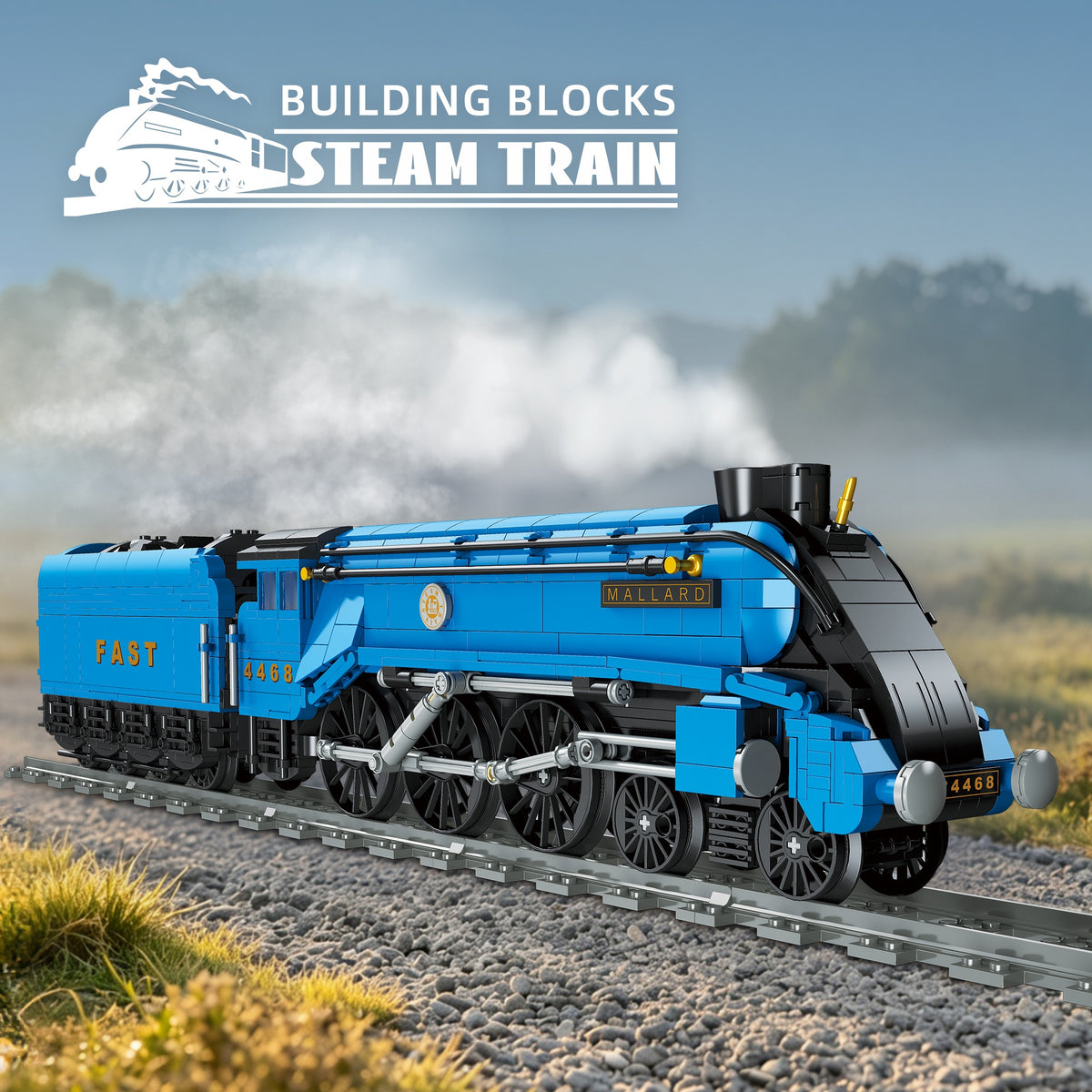 X58002 - The Steam Train - View 2 | Power Blockz