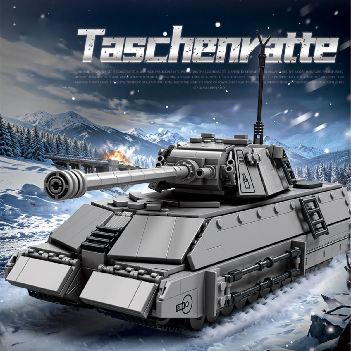 77041 - The Tarschenratte Tank - View 5 | Power Blockz