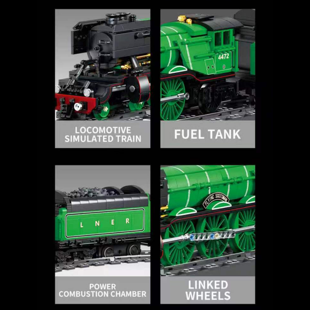 80010 - The Flying Scotsman - View 7 | Power Blockz