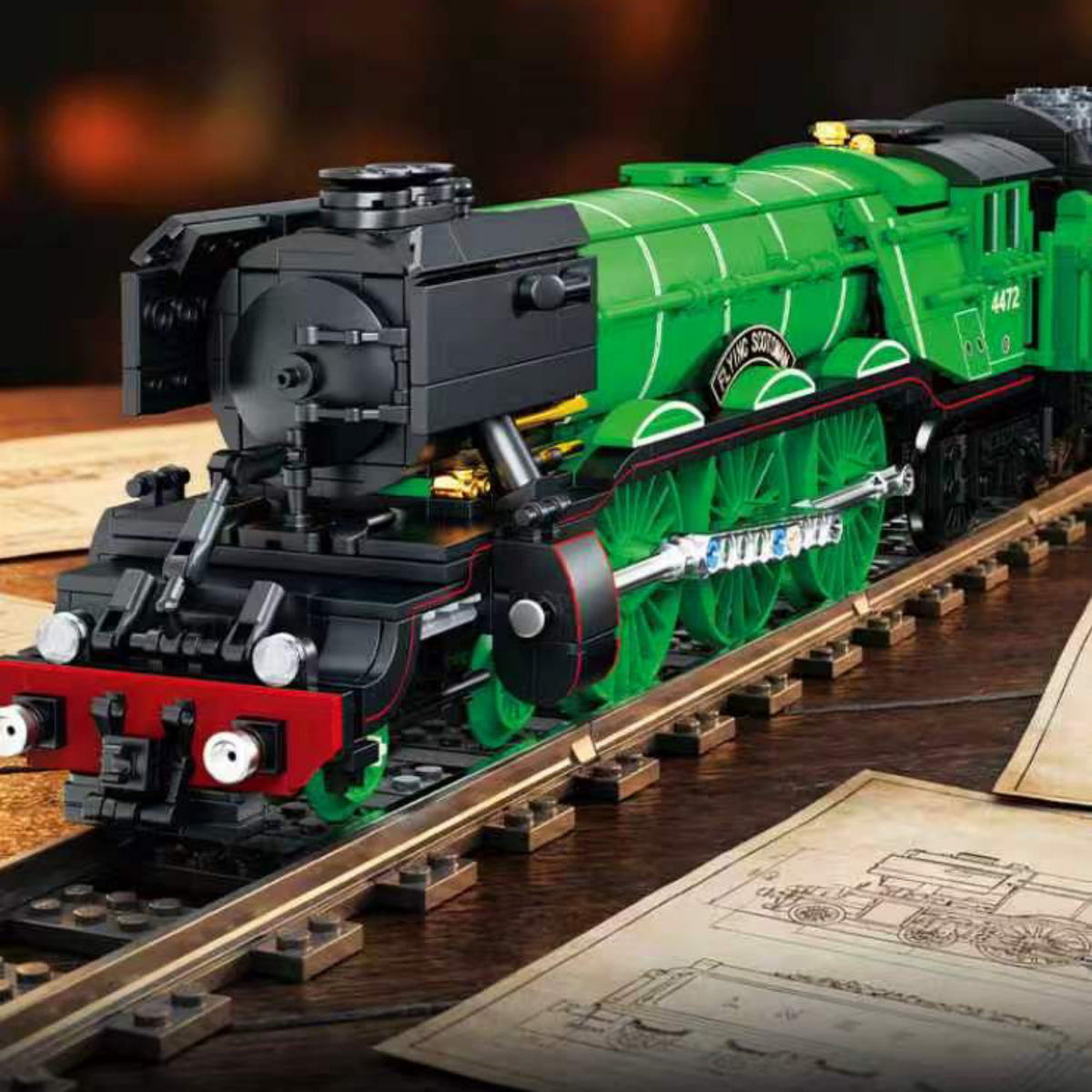 80010 - The Flying Scotsman - View 3 | Power Blockz