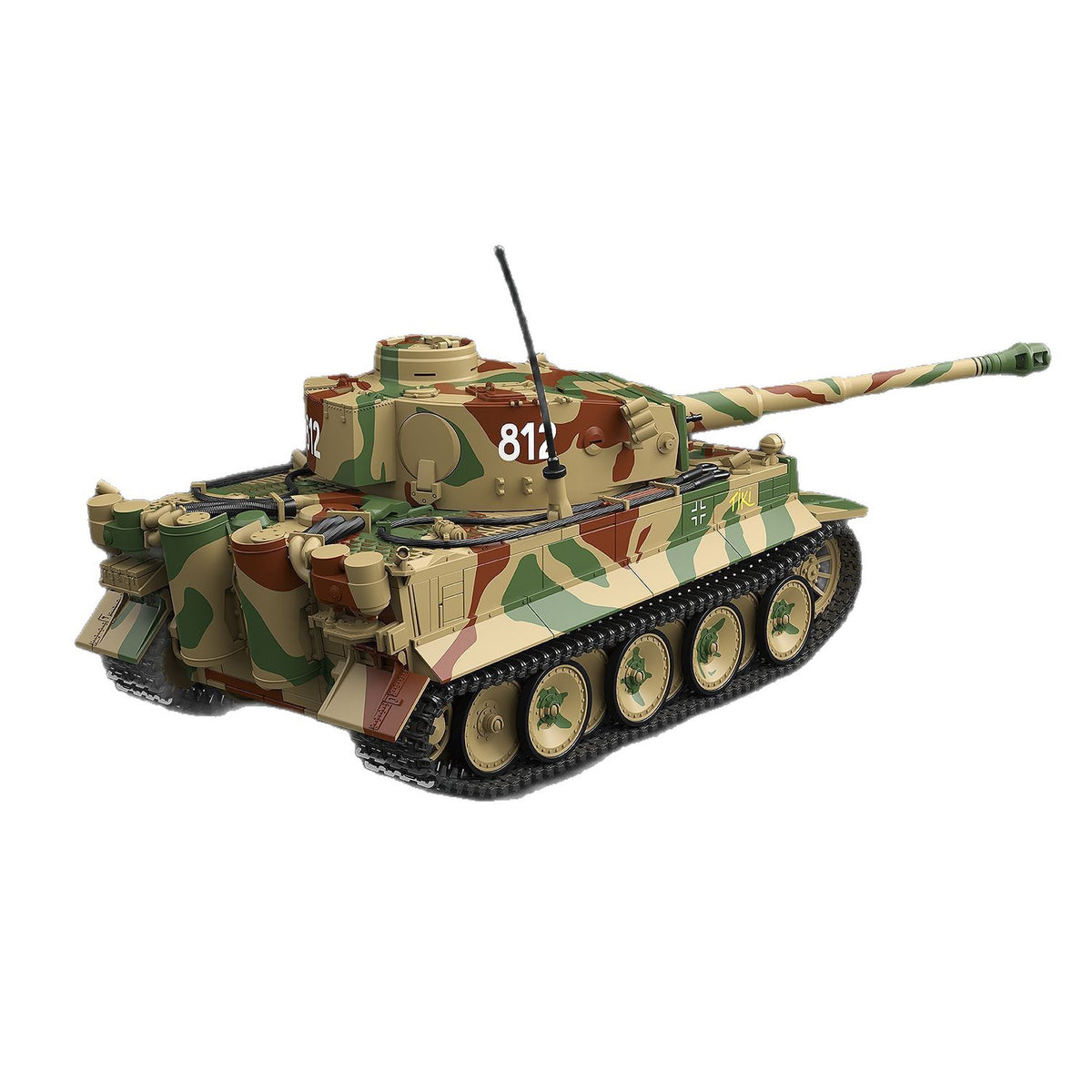 Large-scale Tiger I heavy tank building blocks model - Power Blockz