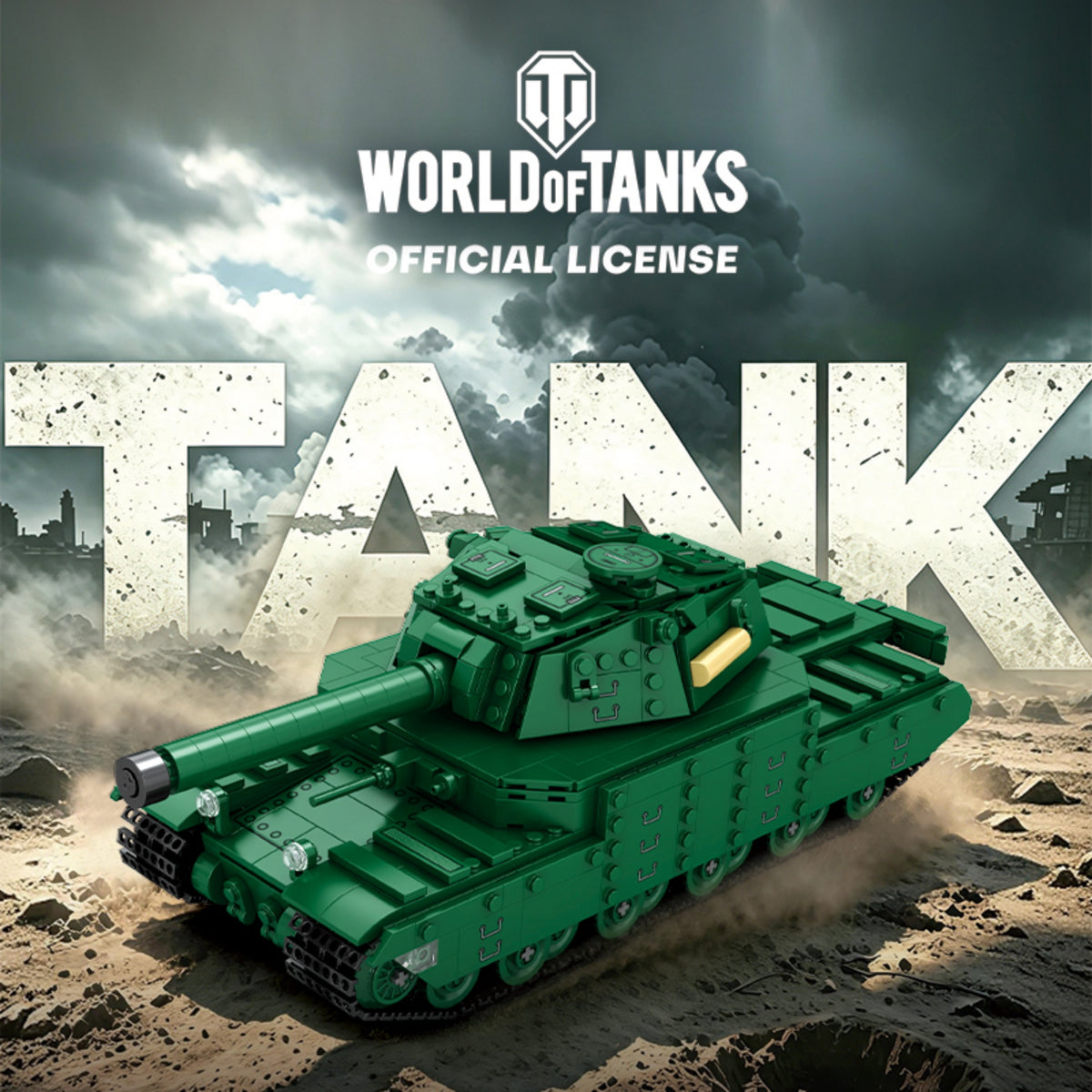 77043 - The Type5 Heavy 2605 Tank - View 5 | Power Blockz