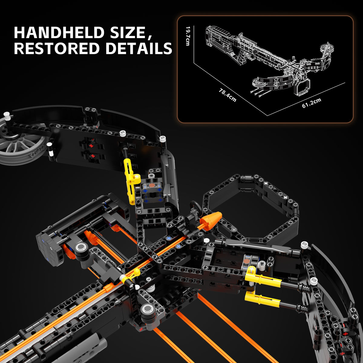 66187 - The Daryl’s Crossbow - View 6 | Power Blockz