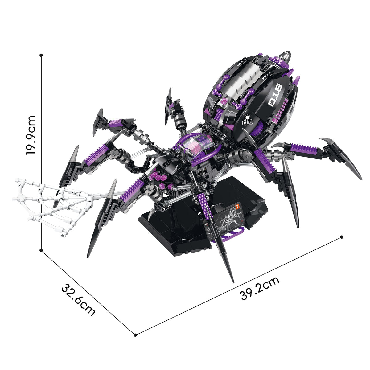 XZ0018 - Eclipse Spider Mechanical Cyber Spider - View 7 | Power Blockz