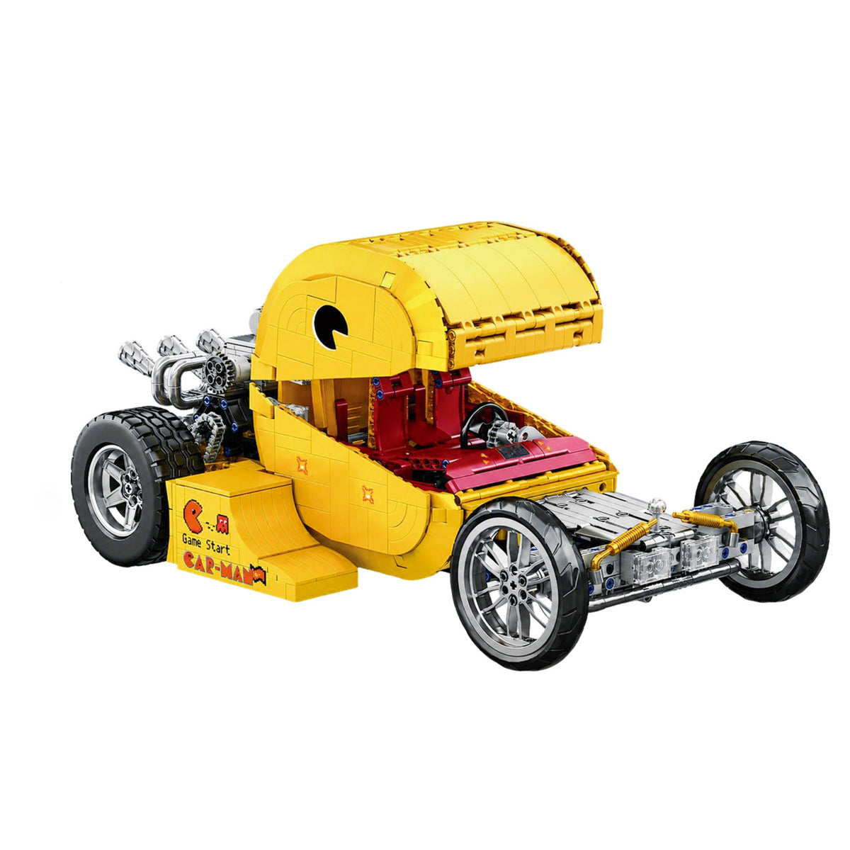 The Greedy Car remote-controlled building blocks vehicle model - Power Blockz