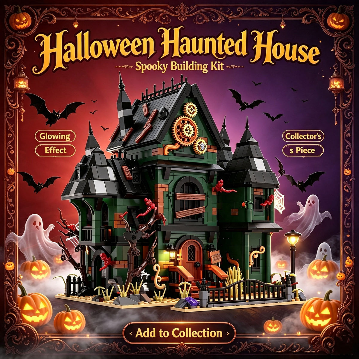 1002 - The Haunted house - View 3 | Power Blockz