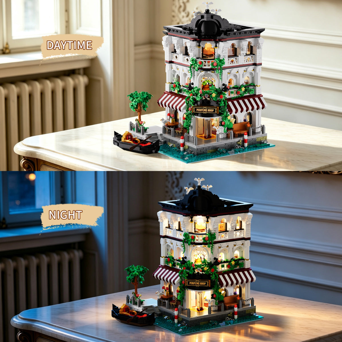 iambrick 40102 The Riverside Perfume Shop - 2771pcs building blocks set - view 4 | Power Blockz